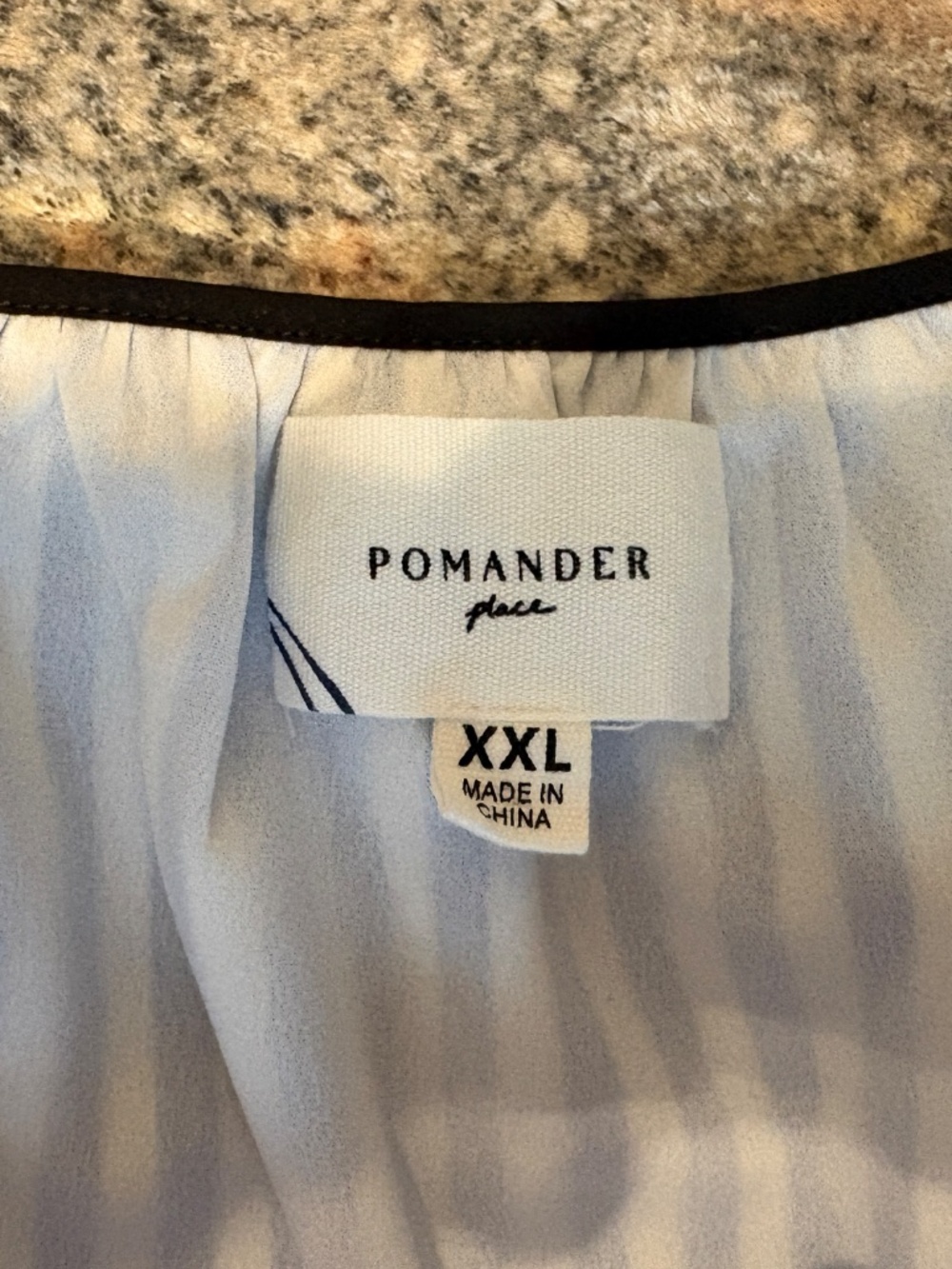 Tuckernuck Pomander Place Women's S/S Blue Stripe Celia Shirt Top Blouse XXL - Picture 3 of 9